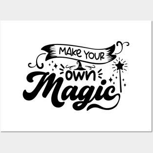 halloween make your own magic text art design Posters and Art